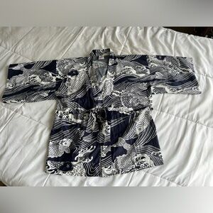 100% cotton Japanese short-cut yukata.